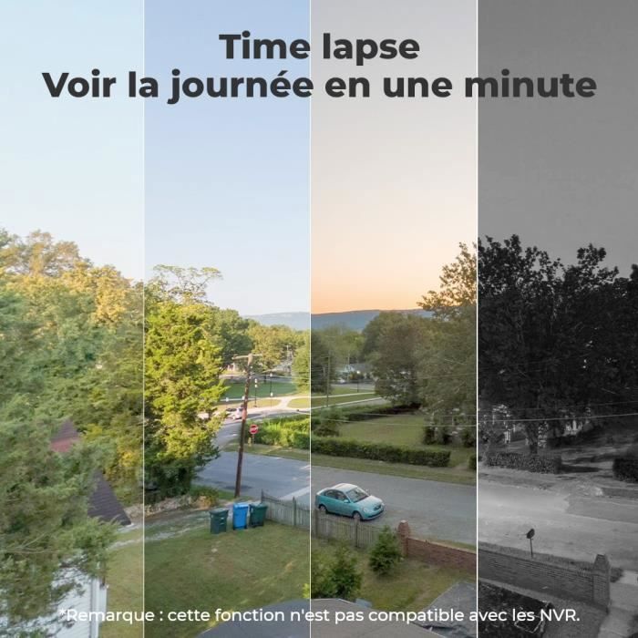 Reolink 5MP Caméra Surveillance Extérieure PoE Dôme avec Détection Personne-Véhicule, Vision Nocturne IR 30m,Time Lapse, RLC-520A