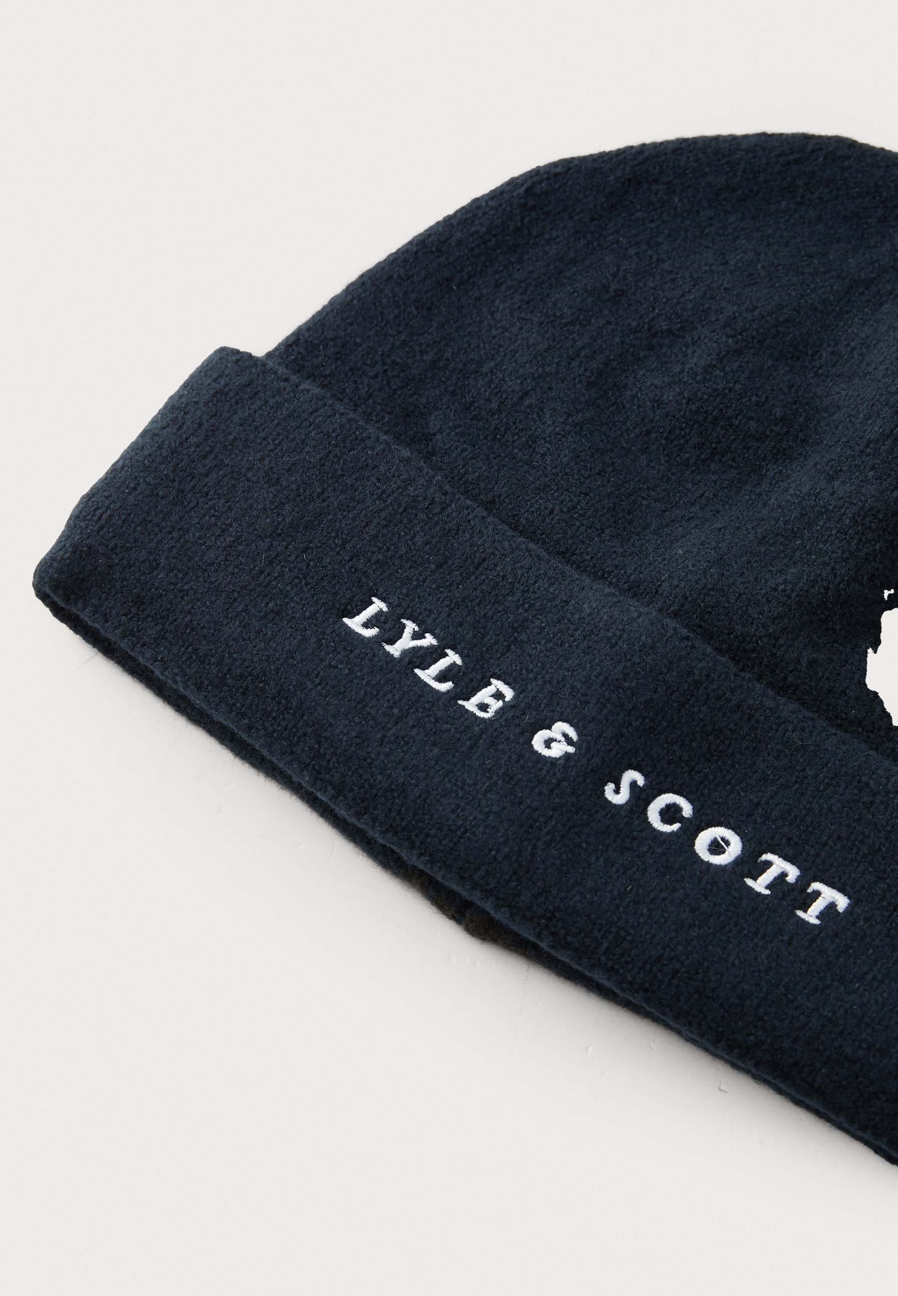 Lyle & Scott SCRIPT BEANIE UNISEX - Kepurė - tamsiai mėlyna