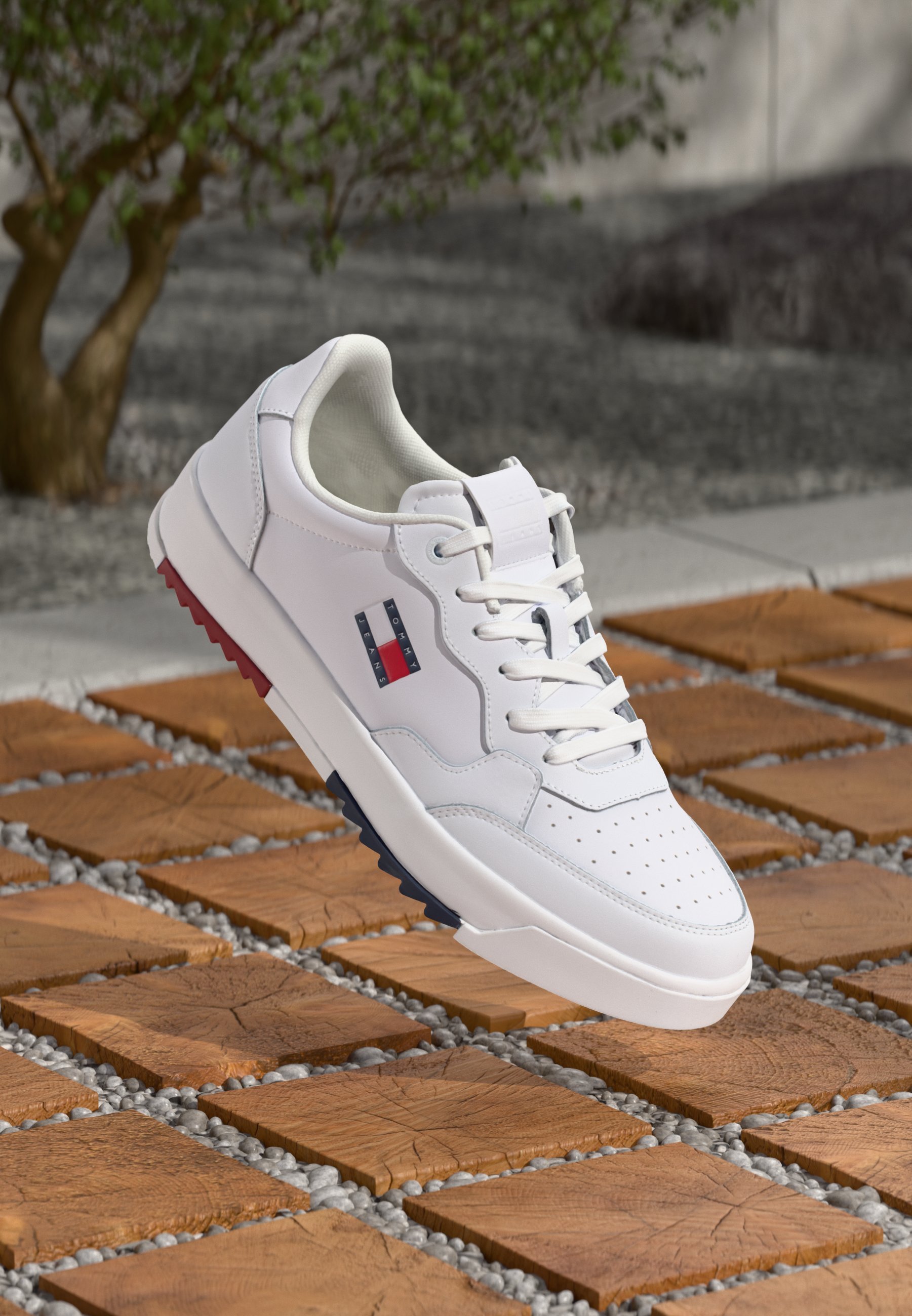 Tommy Jeans RETRO - Sneakers - wit