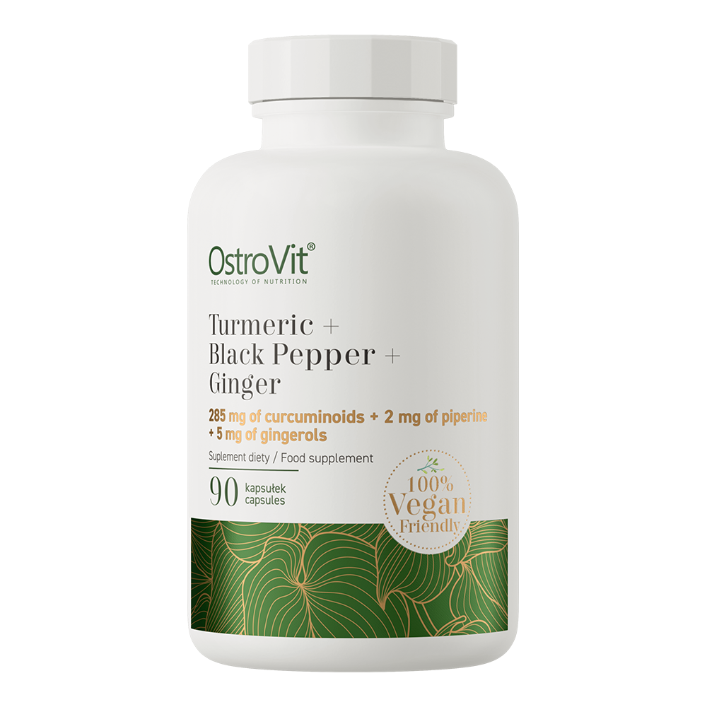 OstroVit Curcumin + Svartpeppar + Ingefära