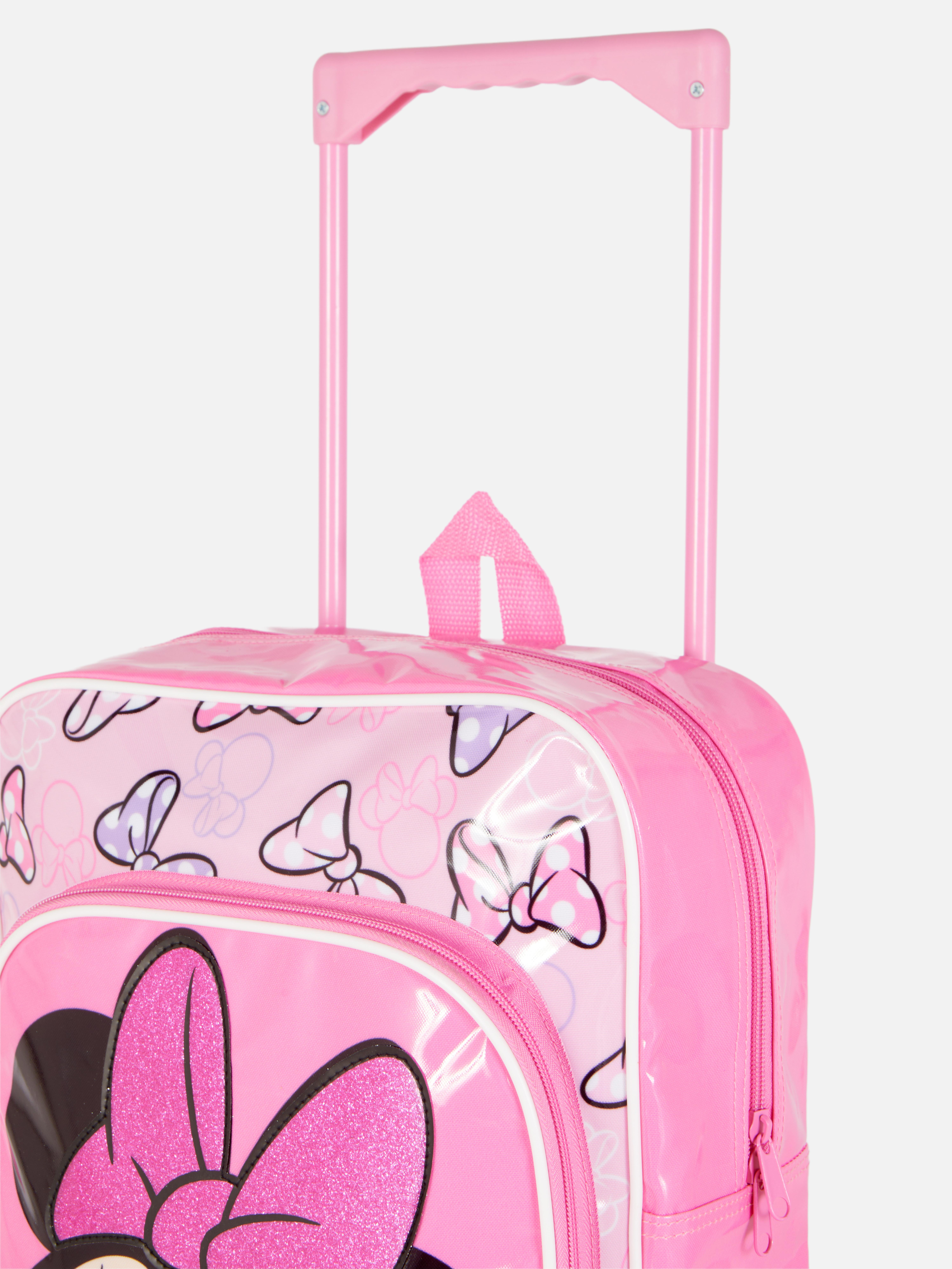 Rucsac și valiză moale cu Minnie Mouse de la Disney. O geantă drăguță 2 în 1 care poate fi folosită atât ca rucsac, cât și ca valiză.