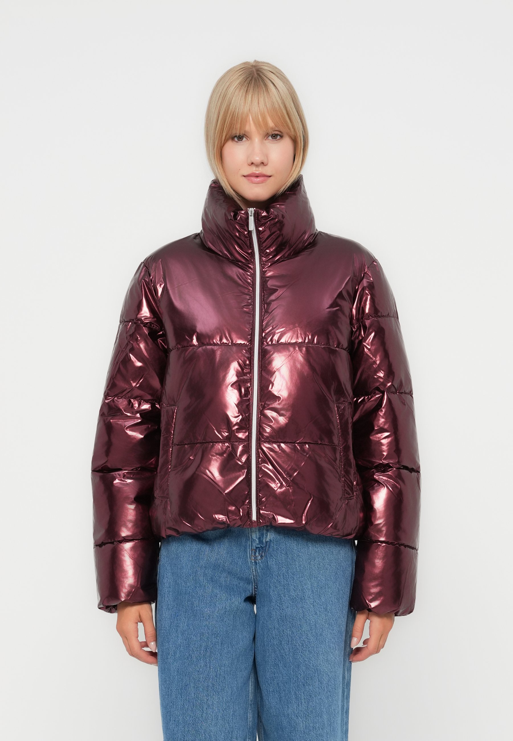 ONLY ONLPEARL DOLLY PUFFER JACKET - Winterjas - cabernet