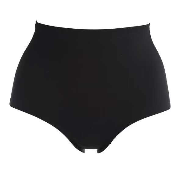 Ženske gaćice visokog struka Kruidvat Invisible Shape, crne, veličina L