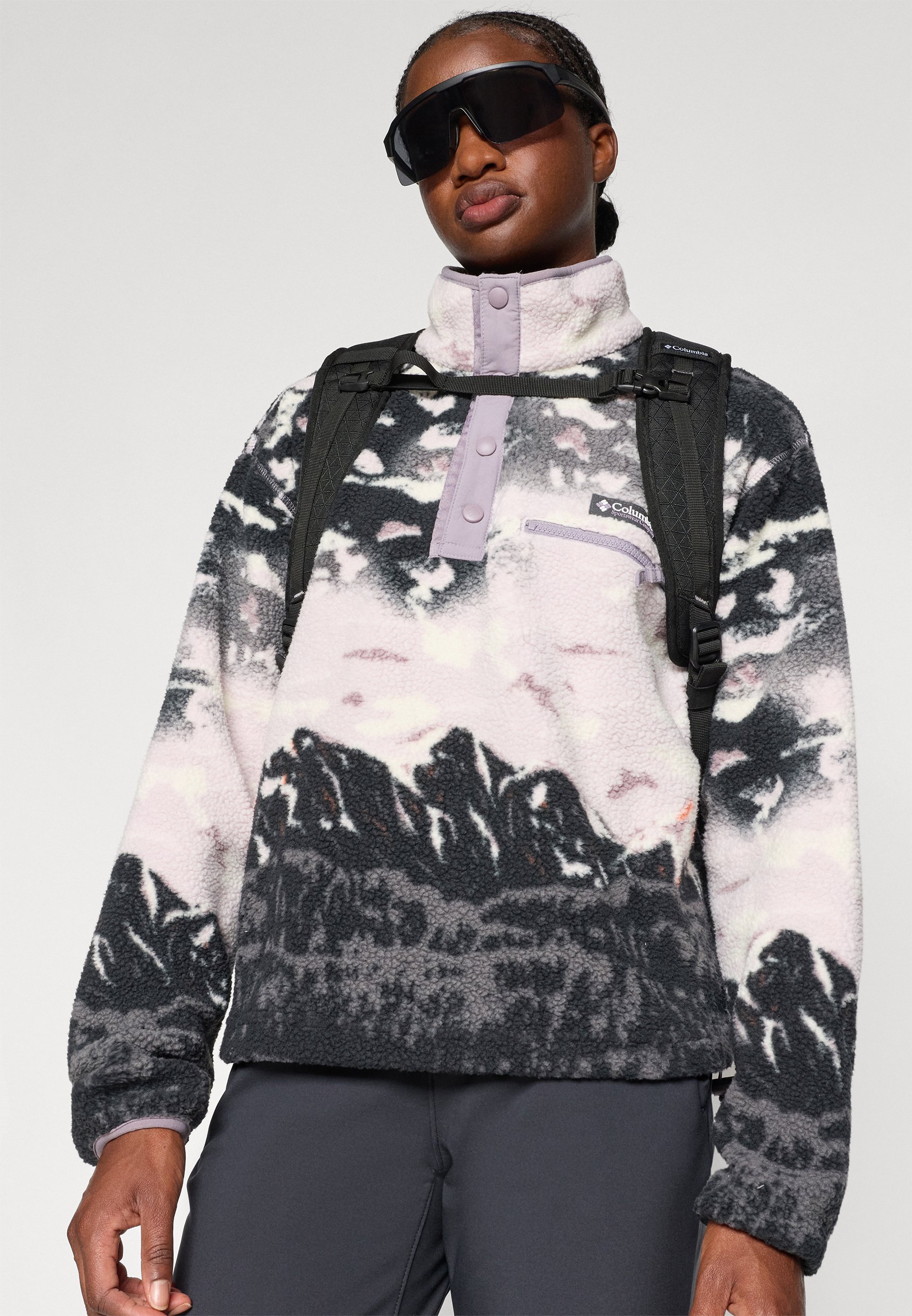 Columbia HELVETIA™ II HALF SNAP - Fleece trui - lila