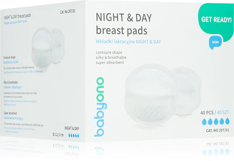 BabyOno vienkartiniai įklotai liemenims „Get Ready Night & Day“