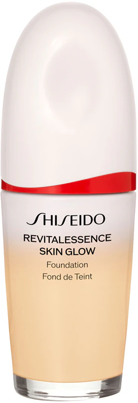 Shiseido Revitalessence Skin Glow Foundation, een lichte foundation met een stralend effect en SPF 30.