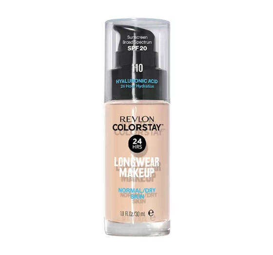 Revlon Colorstay podkład z kwasem hialuronowym do cery suchej 110 Ivory 30ml