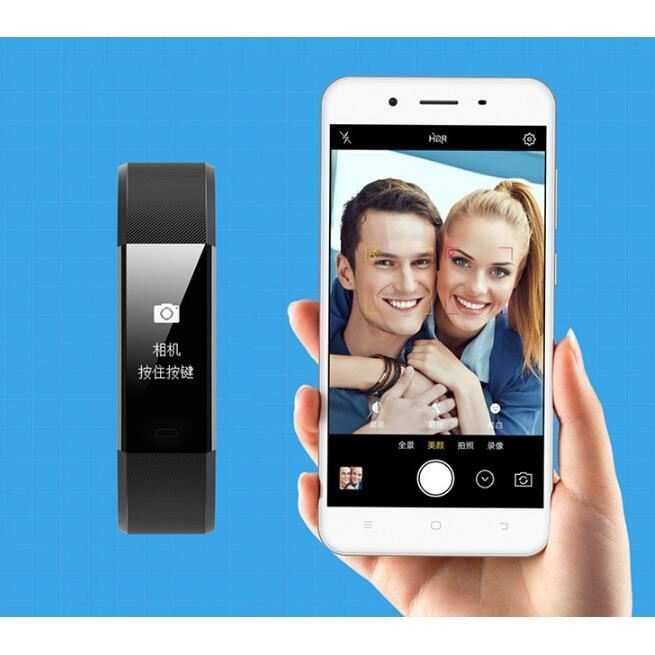 Slimme armband - MOONMINI - Standaardmodel - IP67 waterdicht - Bluetooth 4.0 - Hartslagmeter