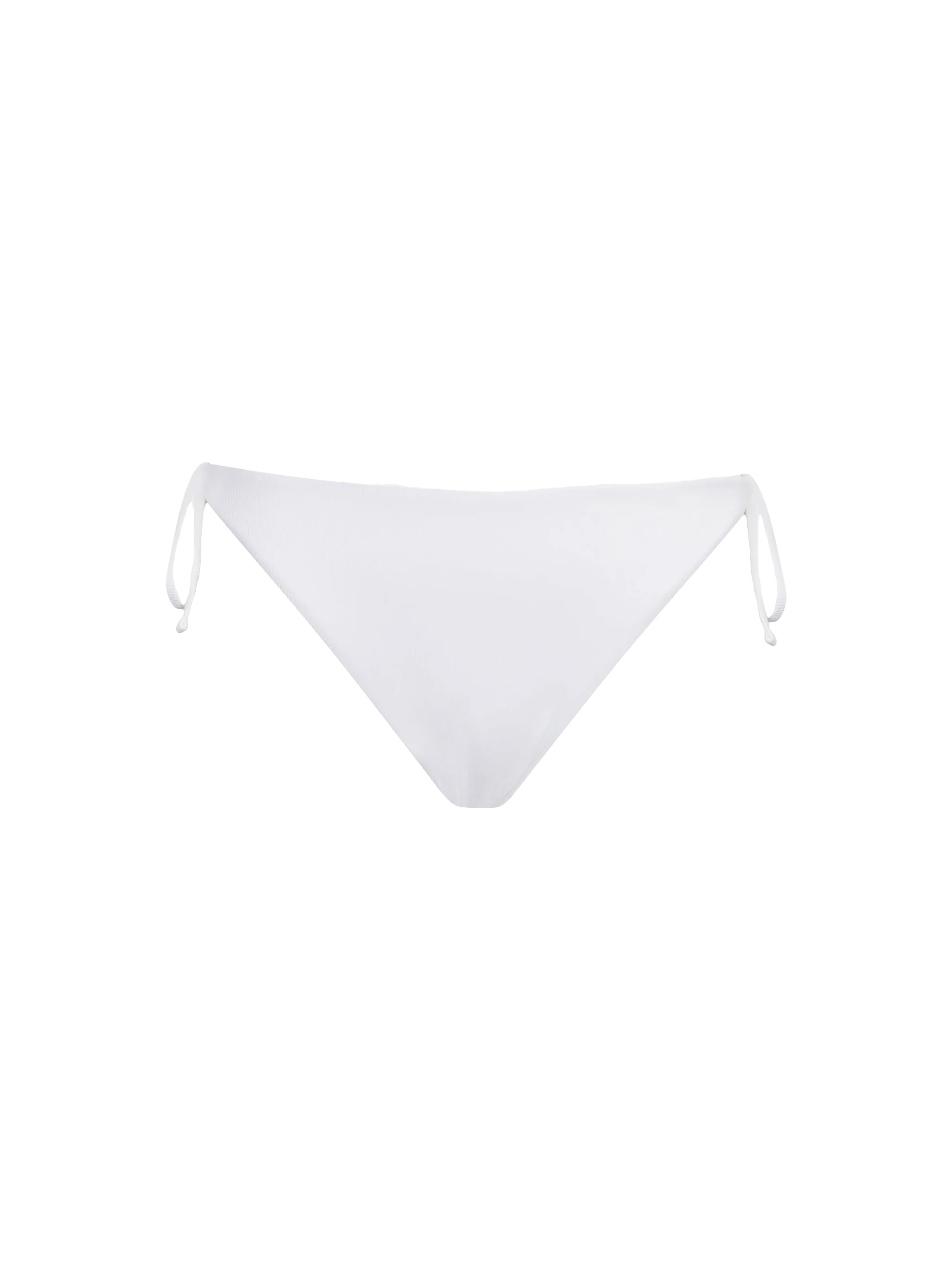 Bañador blanco acanalado