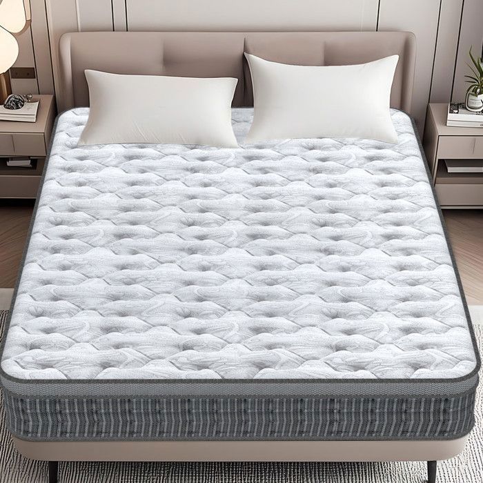 Colchón de 160x200 cm - 28 cm de grosor - Certificado Oeko-TEX - Ergonómico - Firmeza media - Agradable para la piel - Transpirable