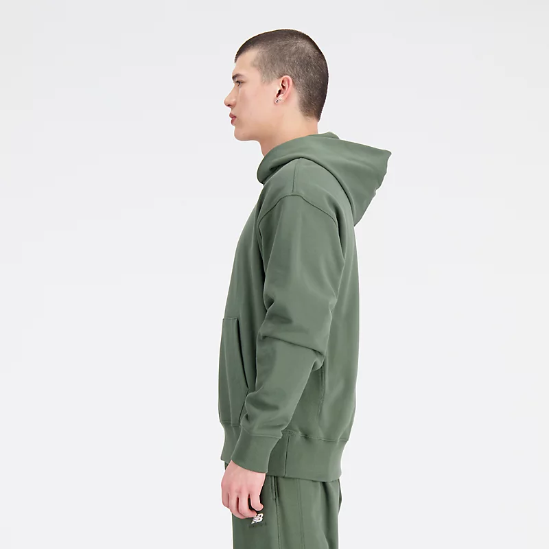 Heren Athletics Remastered Graphic French Terry Hoodie - Diep olijfgroen