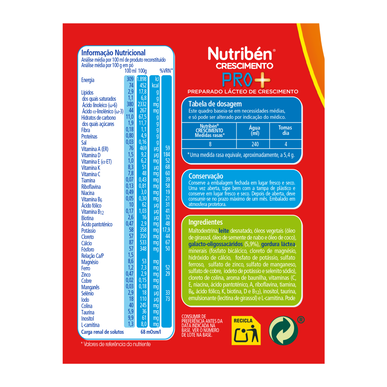 Nutribén Growth Pro mléko 2 x 800 g