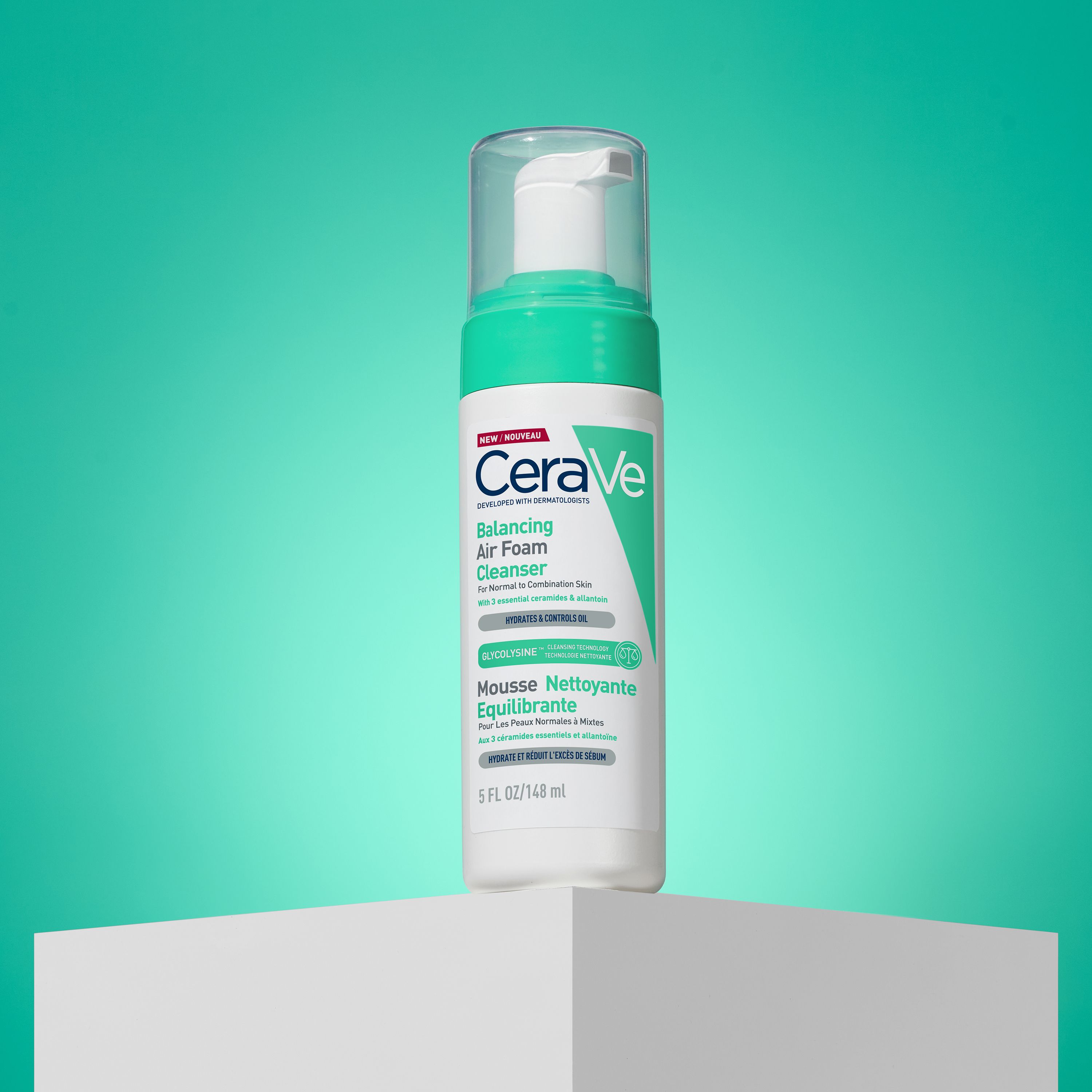 Čistiaci prostriedok na tvár Air Foam Rebalancing Cleanser Produkt na čistenie tváre z lekárne