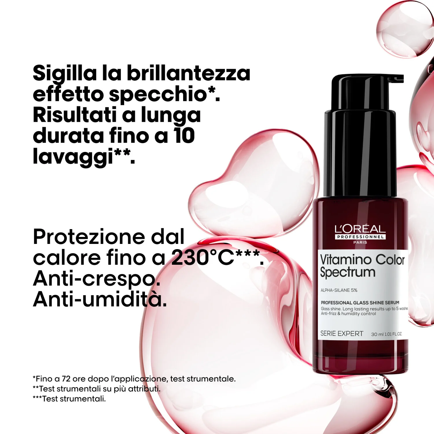 SERIE EXPERT New Vitamino Color Spectrum Glass Shine Serum - Siero Capelli