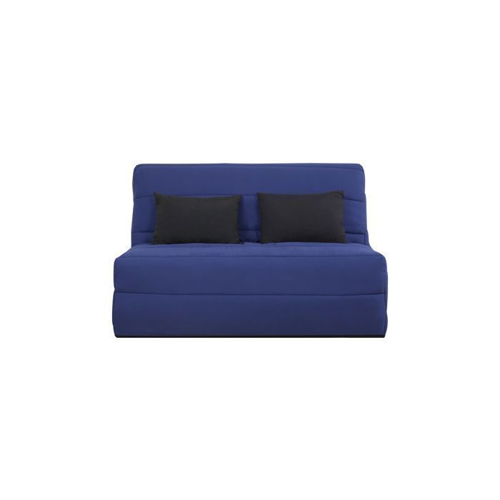 SALMA BZ divano letto convertibile - RELAXIMA - Zona notte 140 x 190 cm, blu perla