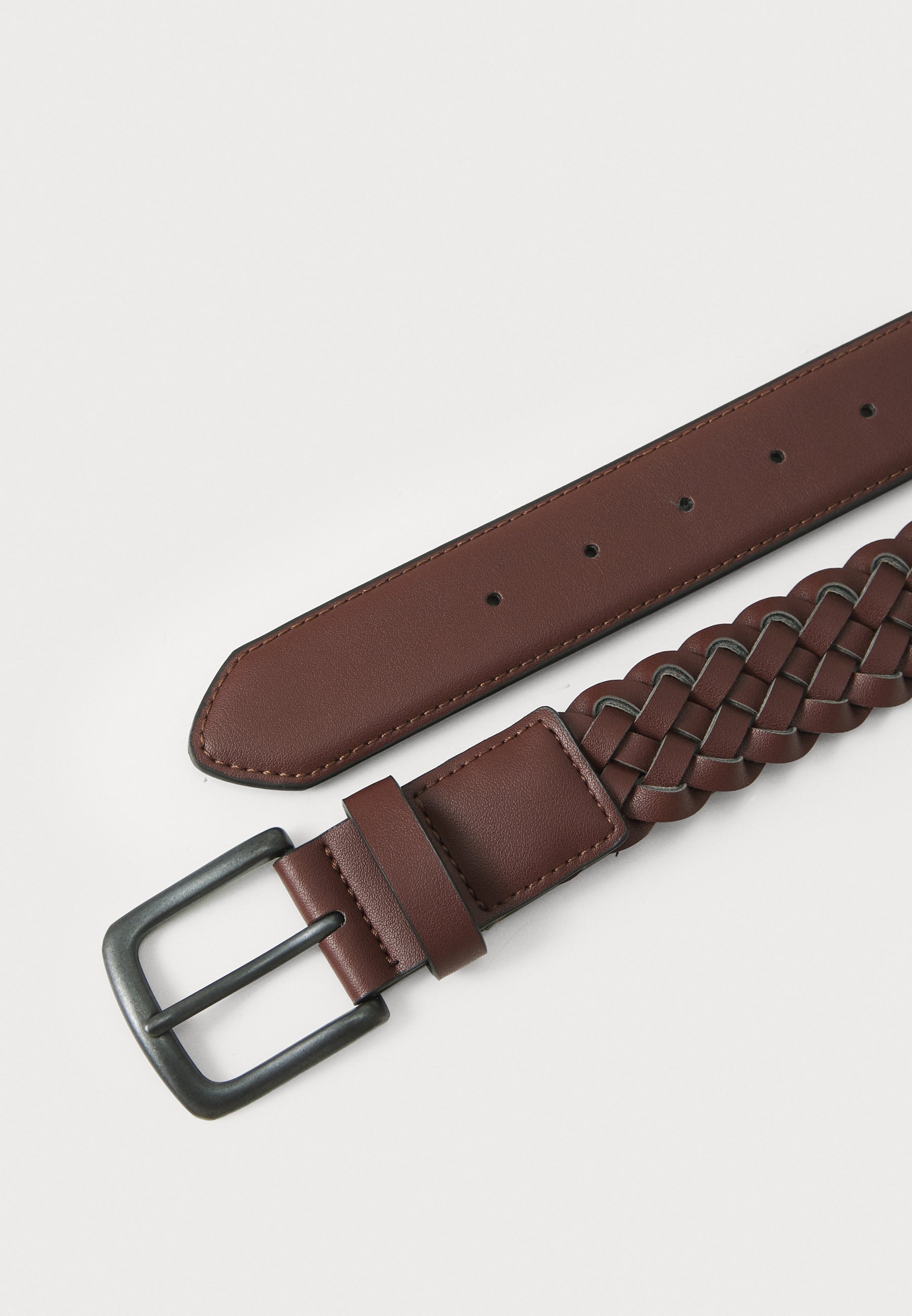 Pier One gevlochten riem - bruin