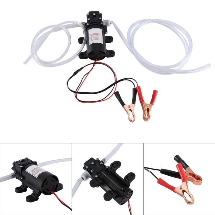 Kit pompa elettrica per trasferimento carburante e estrazione olio automatica per auto diesel 12V 60W - SÌ