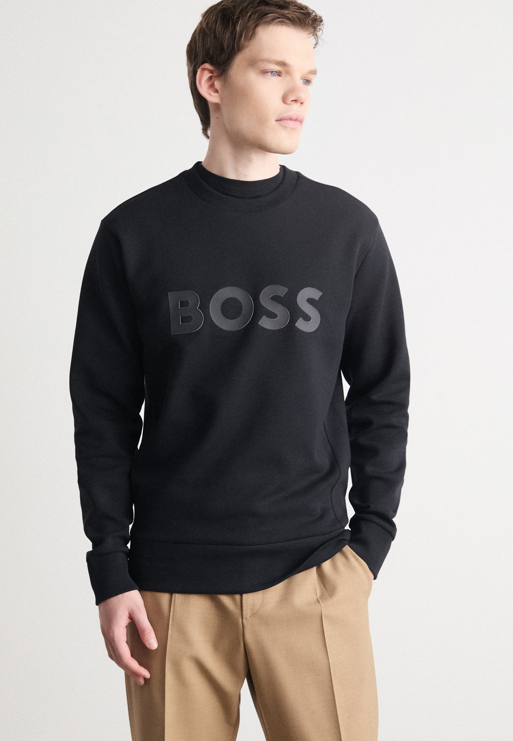 BOSS SALBO - Džemperis - juodas