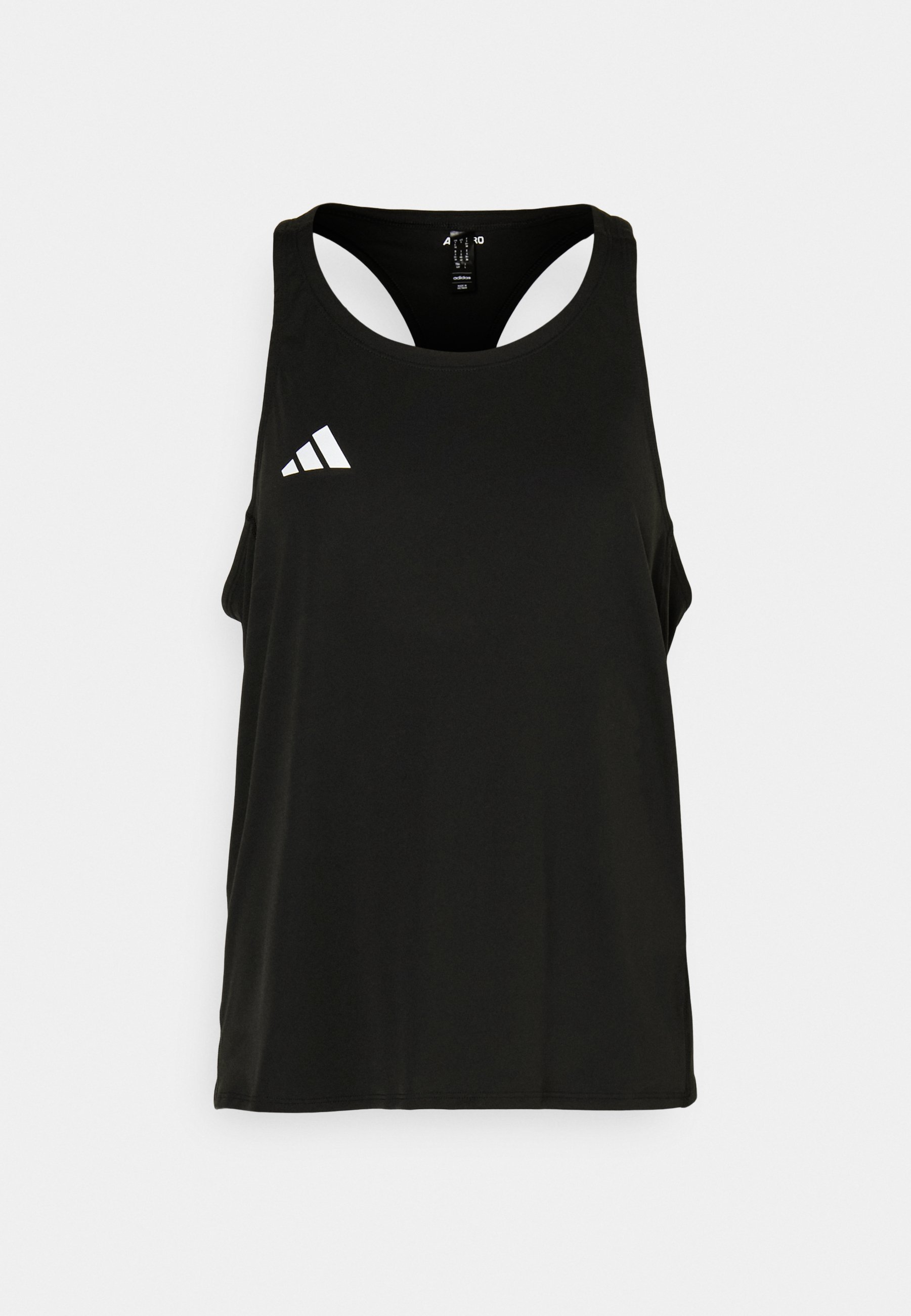 adidas Performance ADIZERO TANK - Top - zwart