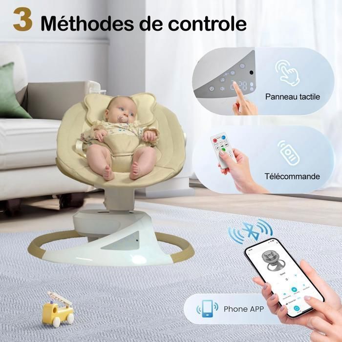 Emy electric swing/bouncer with UNIQUE natural movement