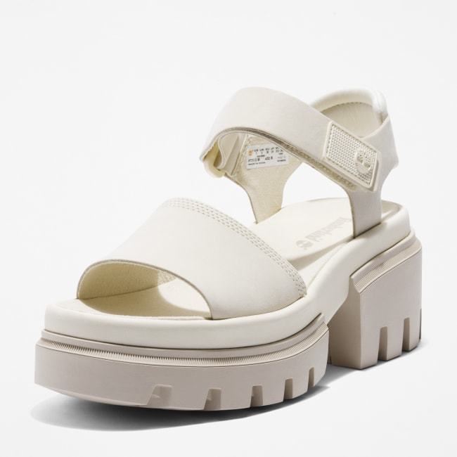 Sandalo a Doppia Fascia Everleigh da Donna in                bianco