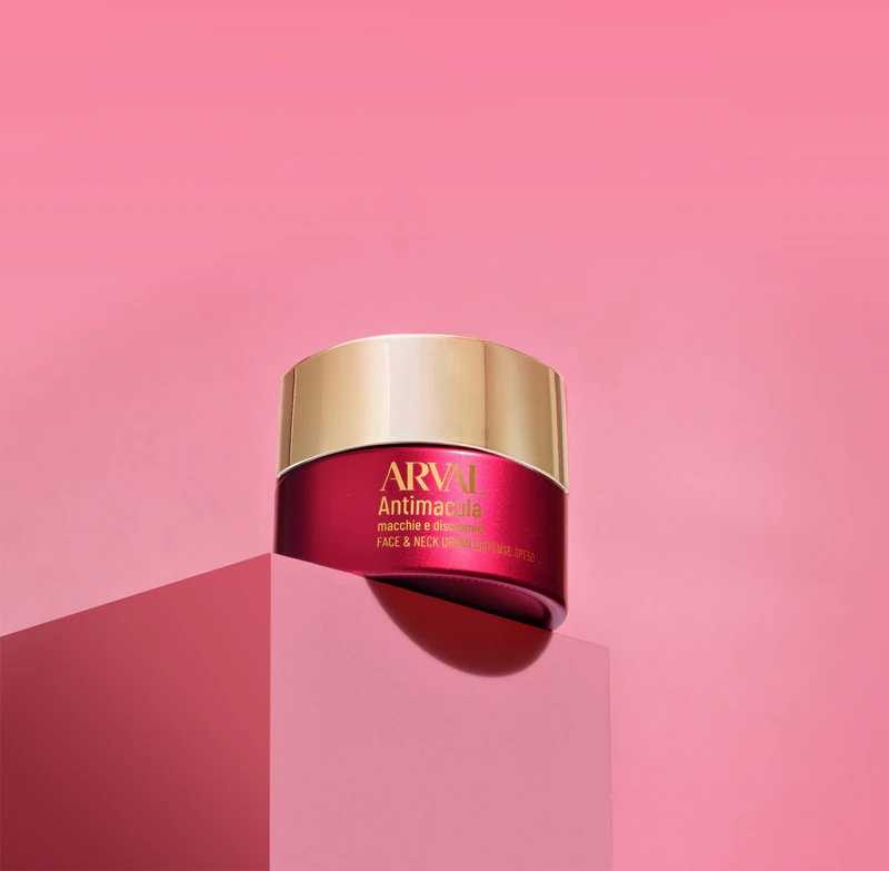 „Arval Antimacula Face & Neck Urban Defense“ apsauginis kremas nuo dėmių atsiradimo SPF50