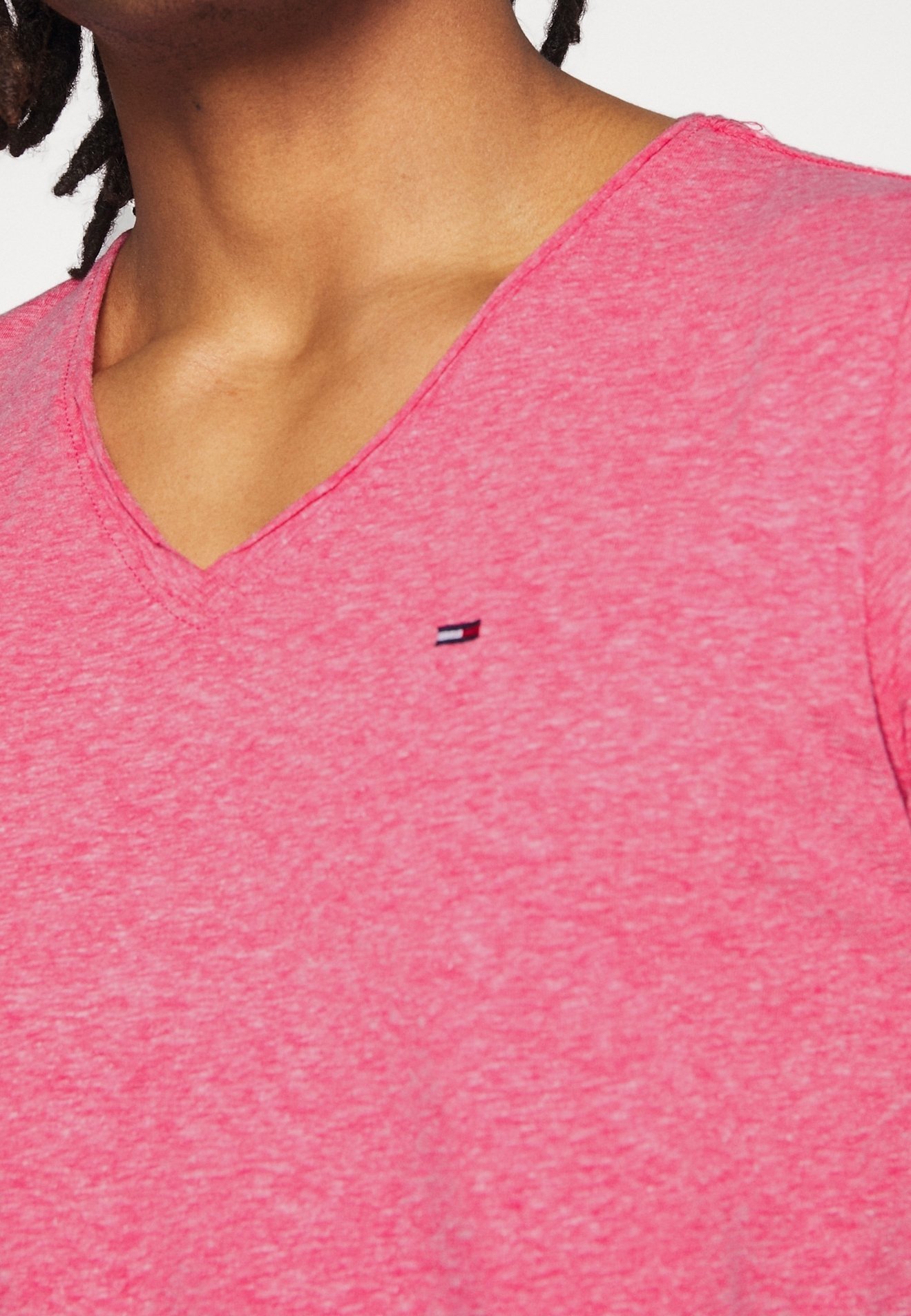 T-shirt basic Tommy Jeans - rosa