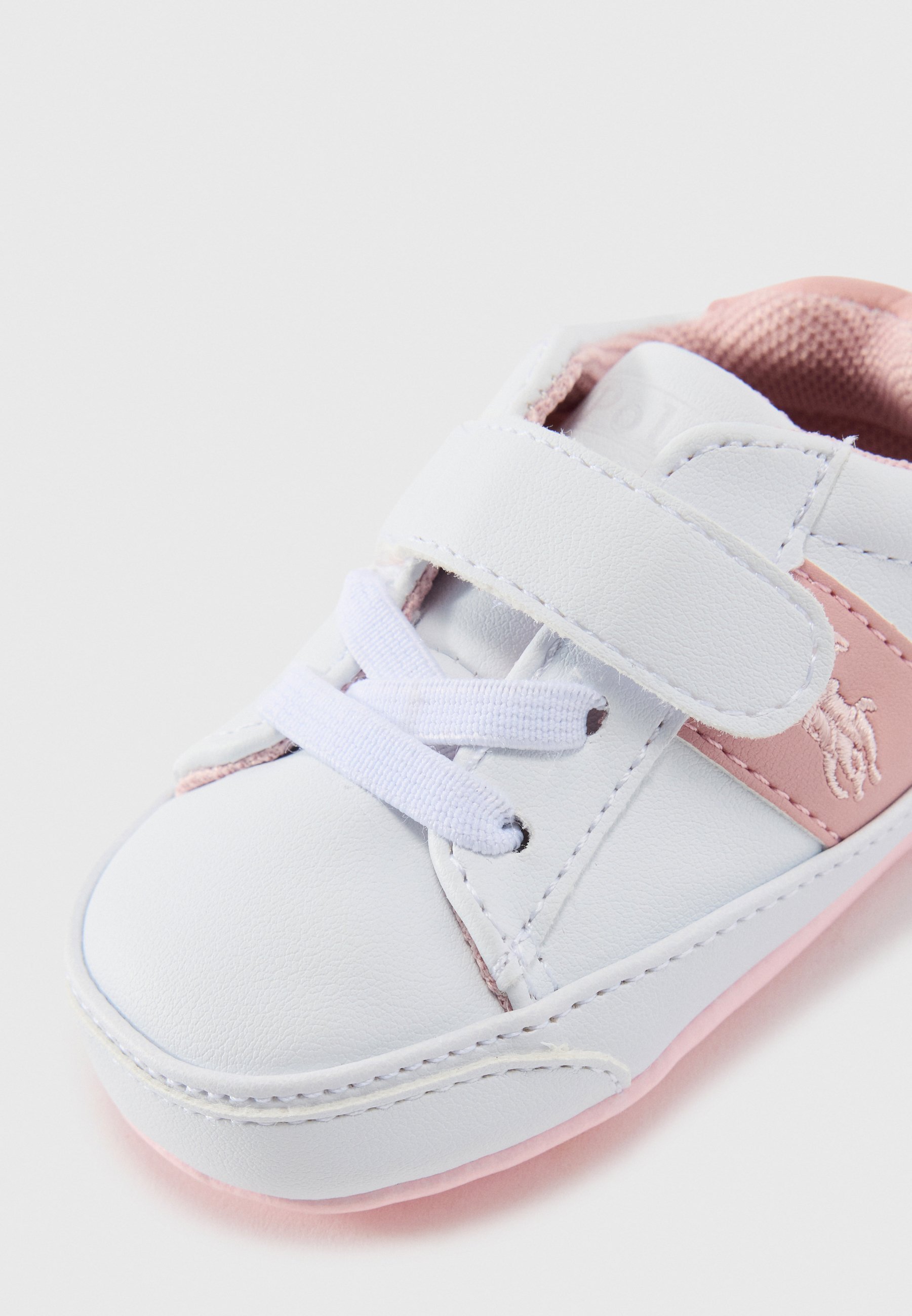 Polo Ralph Lauren RYLEY UNISEX - Prime scarpe - bianco/rosa