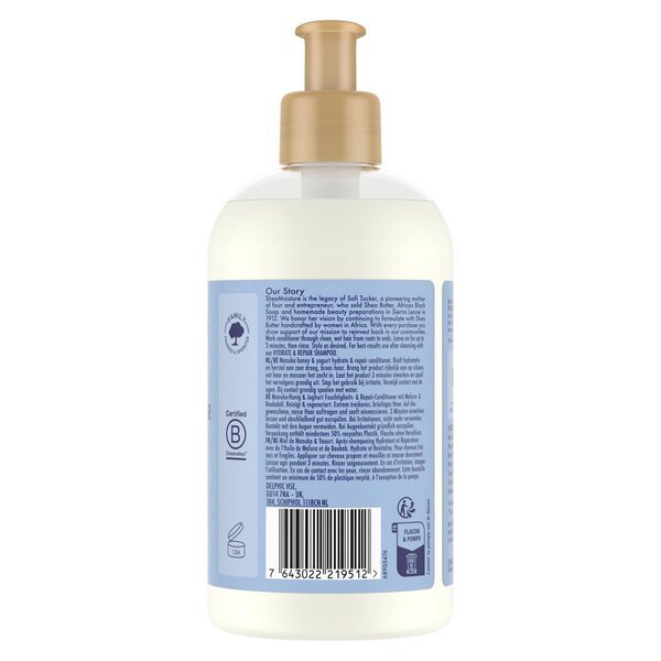 SheaMoisture Hydrate & Repair balzam z manuka medom in jogurtom<br>384 ml
