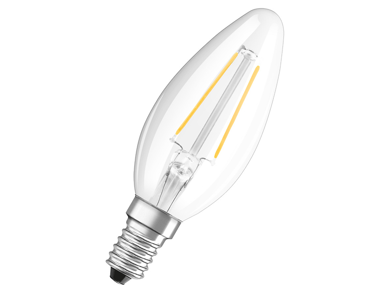 Żarówka LED E14 świeczka z ciepłą barwą światła