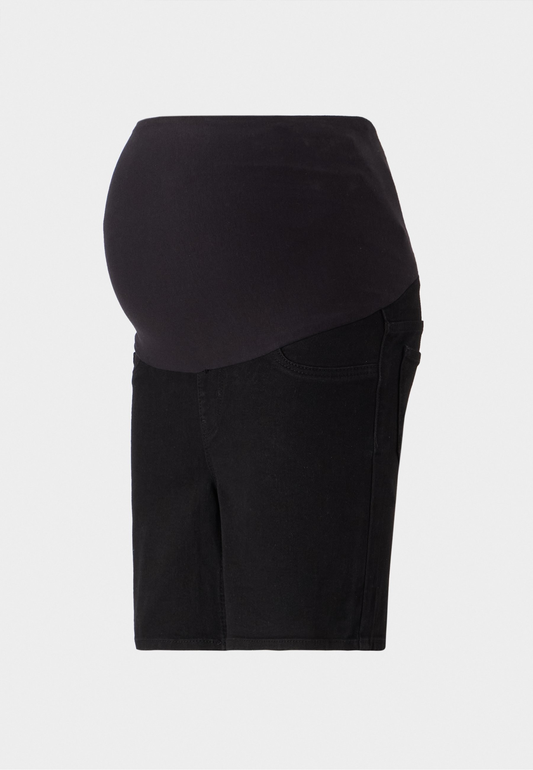 MAMALICIOUS MLAMY - Short en jean - jean noir