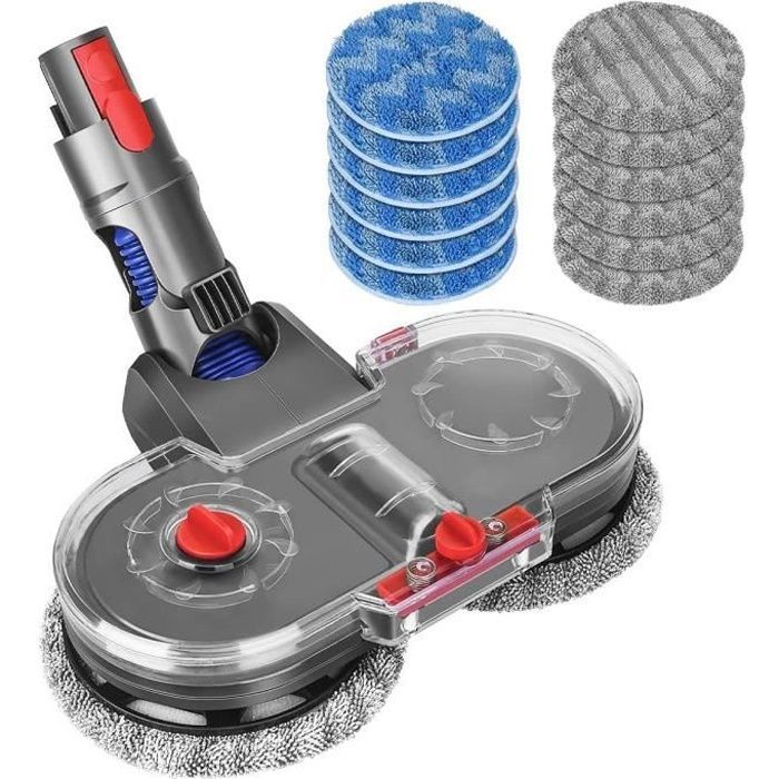 Accesorio de mopa eléctrica Dyson V15 V11 V10 V8 V7 con depósito de agua y 12 almohadillas lavables para mopa. ACCESORIO PARA ASPIRADORA.