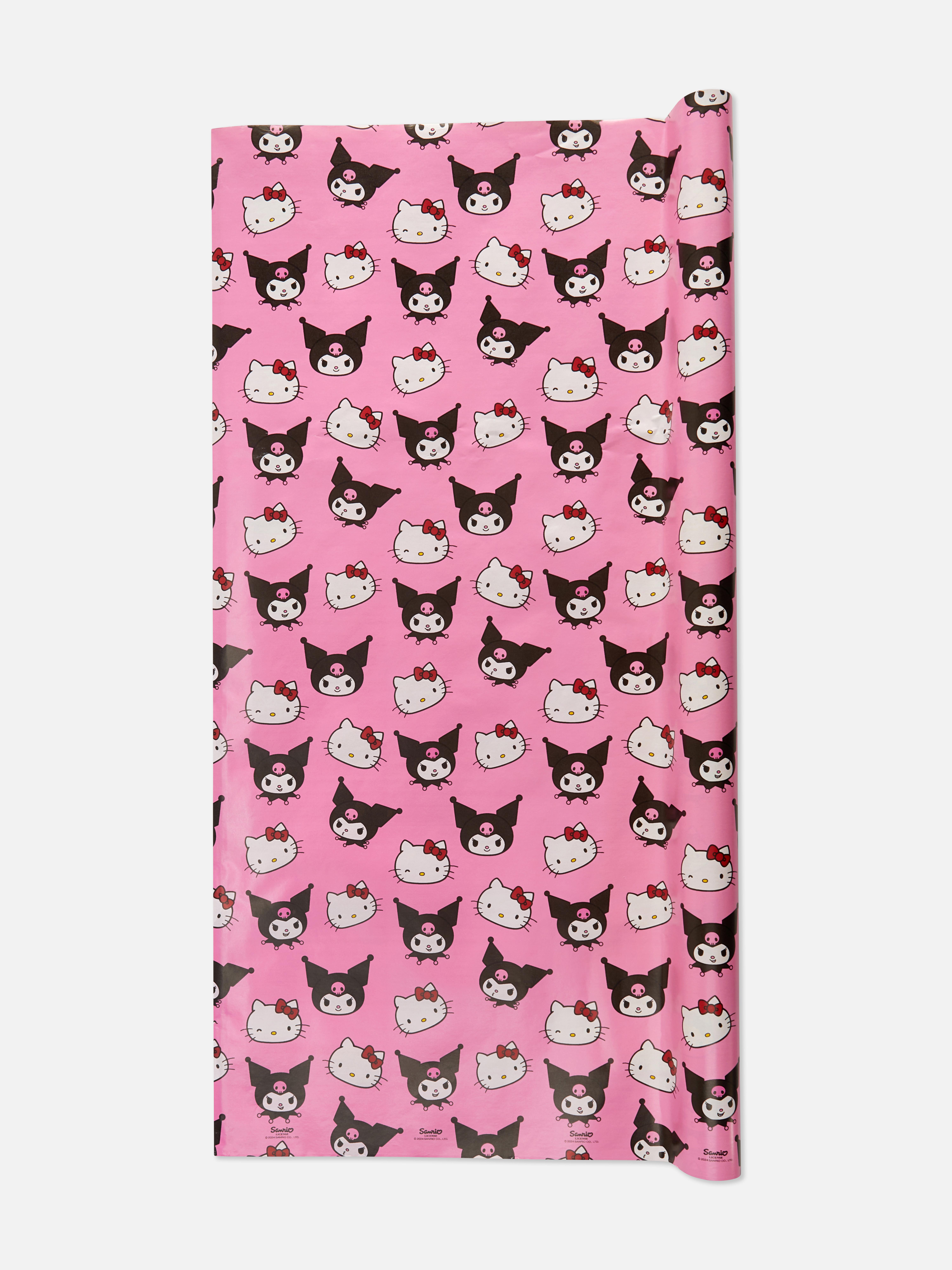 Geschenkpapier mit Hello Kitty und Kuromi