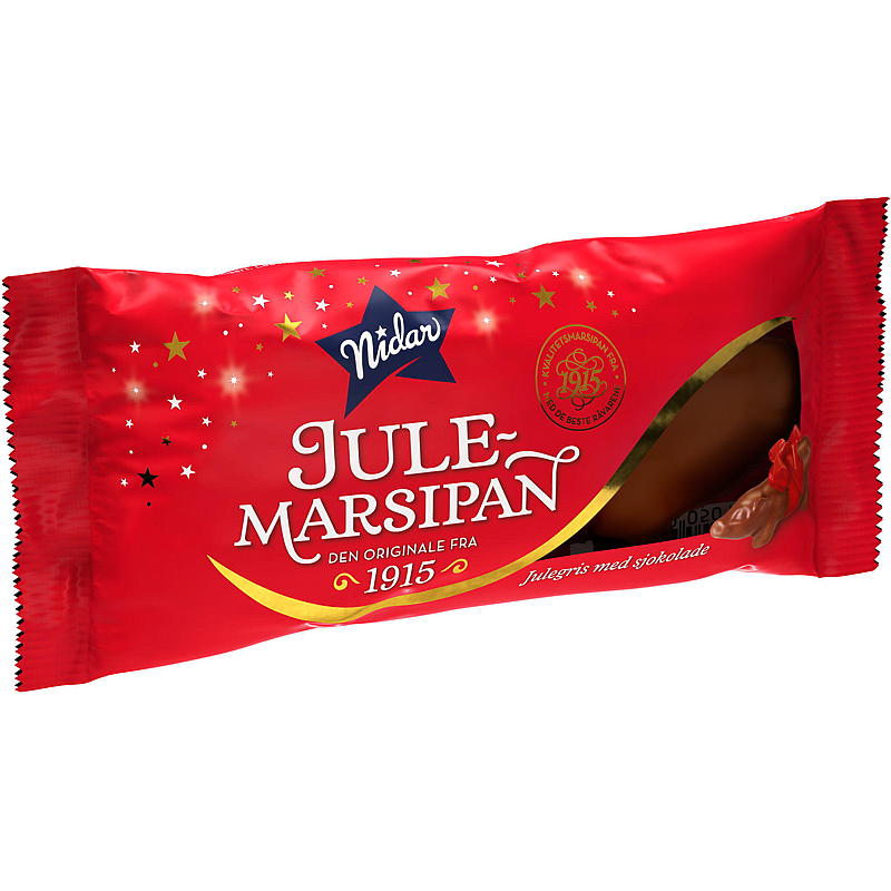 Nidar Julmarsipangris 60 g/choklad Nidar