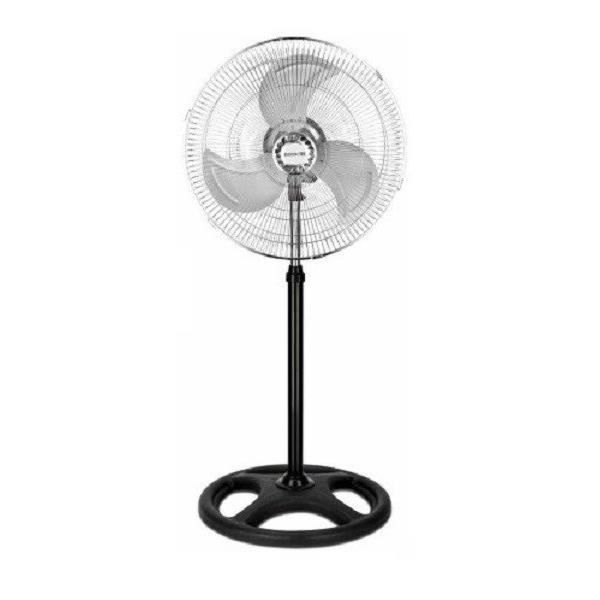 Ventilador de pedestal - 45 cm de diámetro - 80 vatios - Oscilación de 120° - Base redonda