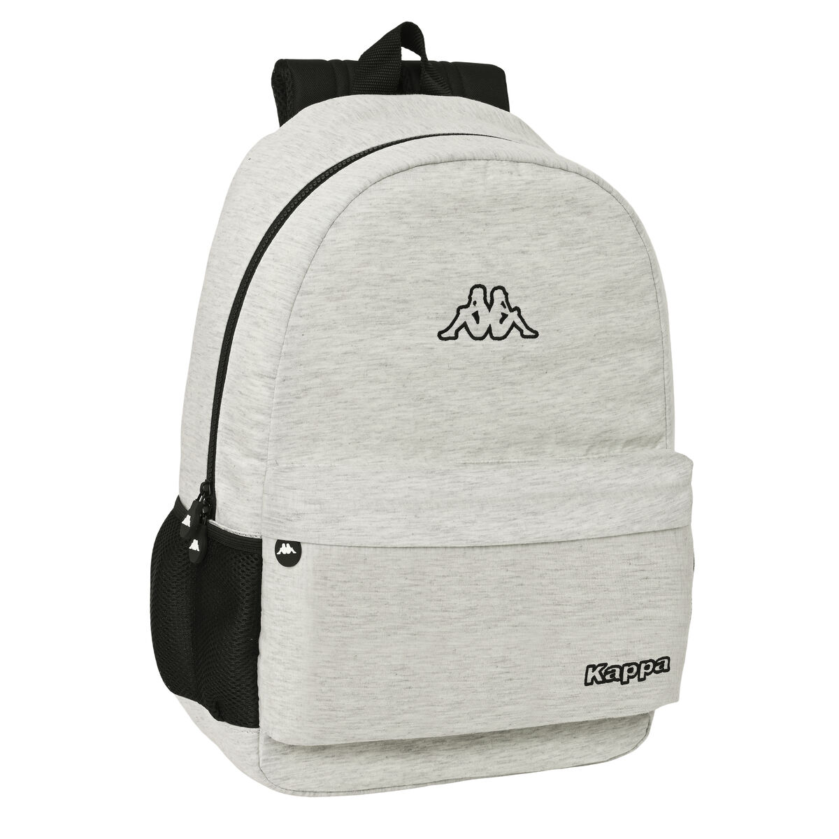 Kappa Schulrucksack aus grauem Strick