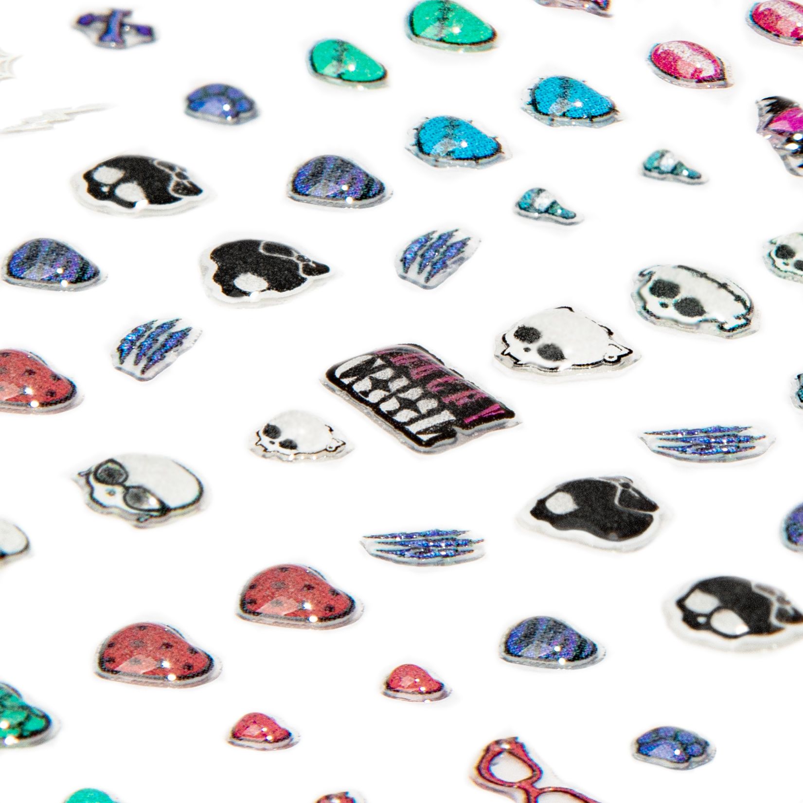 Налепнице за нокте Monster High™ Icons 3D Декорација ноктију и уметност ноктију