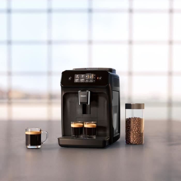 Machine expresso broyeur automatique - PHILIPS - EP1200/00 - 1500 W - 275 g de grains - Noir + Kit d'entretien AquaClean