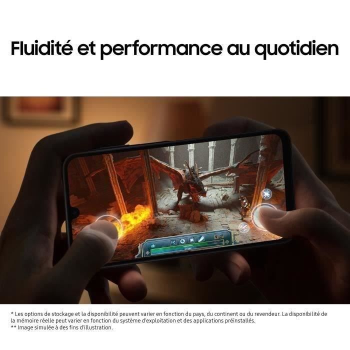 Smartphone SAMSUNG Galaxy A16 de 128 GB, color azul medianoche.