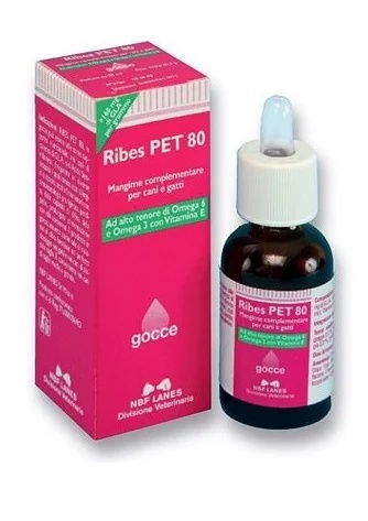 RIBES PET Ribes Pet 80 gotas 25 ml Função dérmica