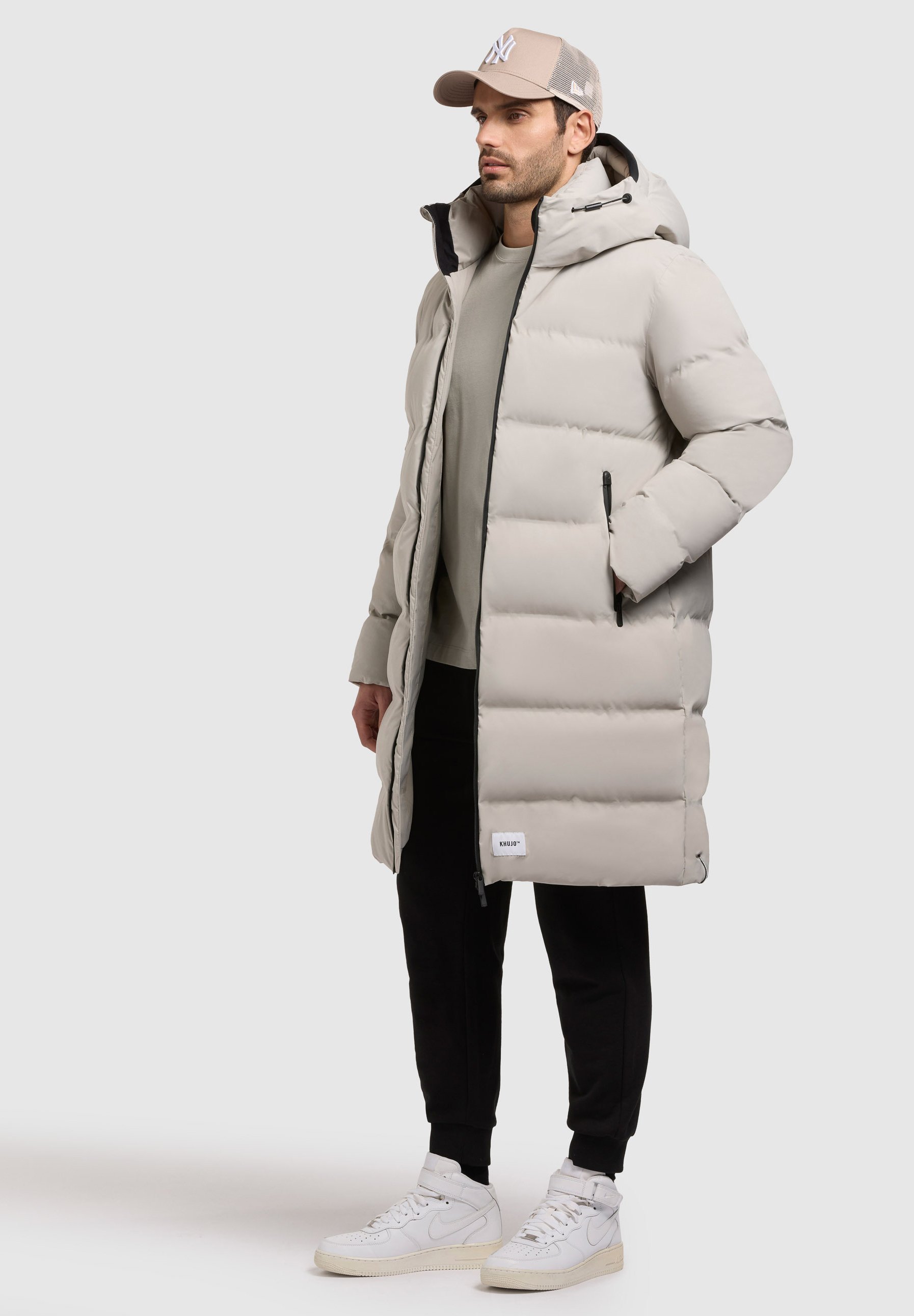 khujo CAIUS - Manteau d'hiver - gris clair