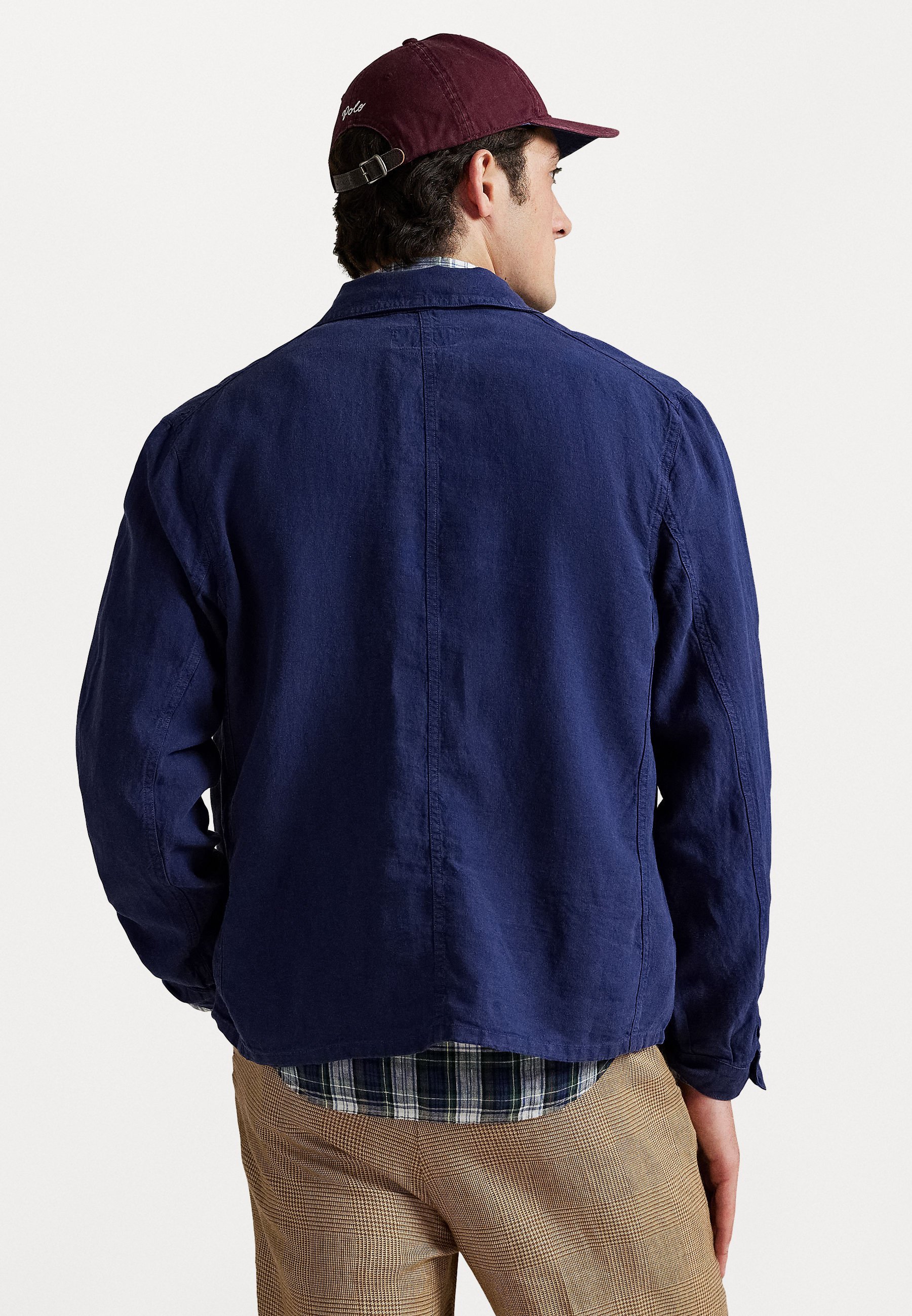 Polo Ralph Lauren LINEN UTILITY JACKET - Lichte jas - Newport Navy