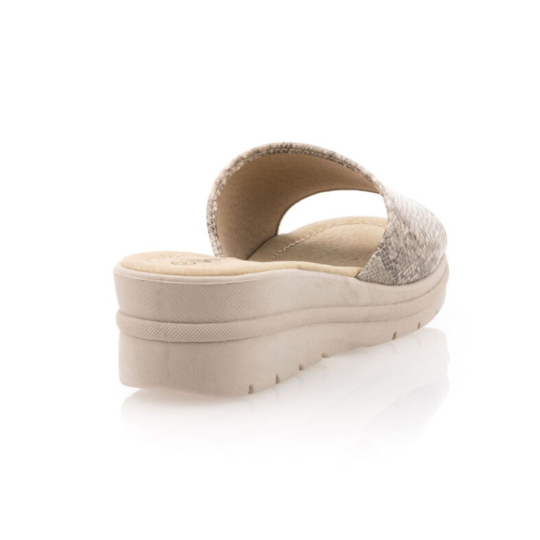 Beige dametøfler