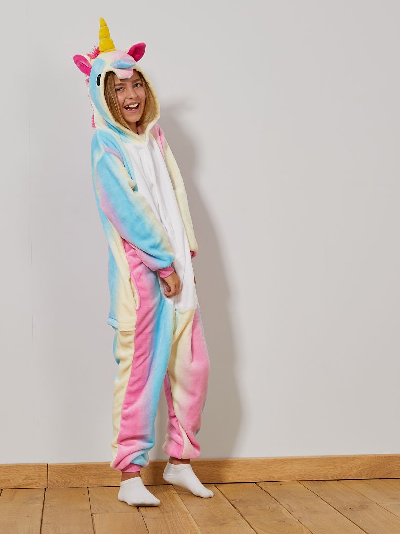 Eenhoorn jumpsuit kostuum - Meerkleurig