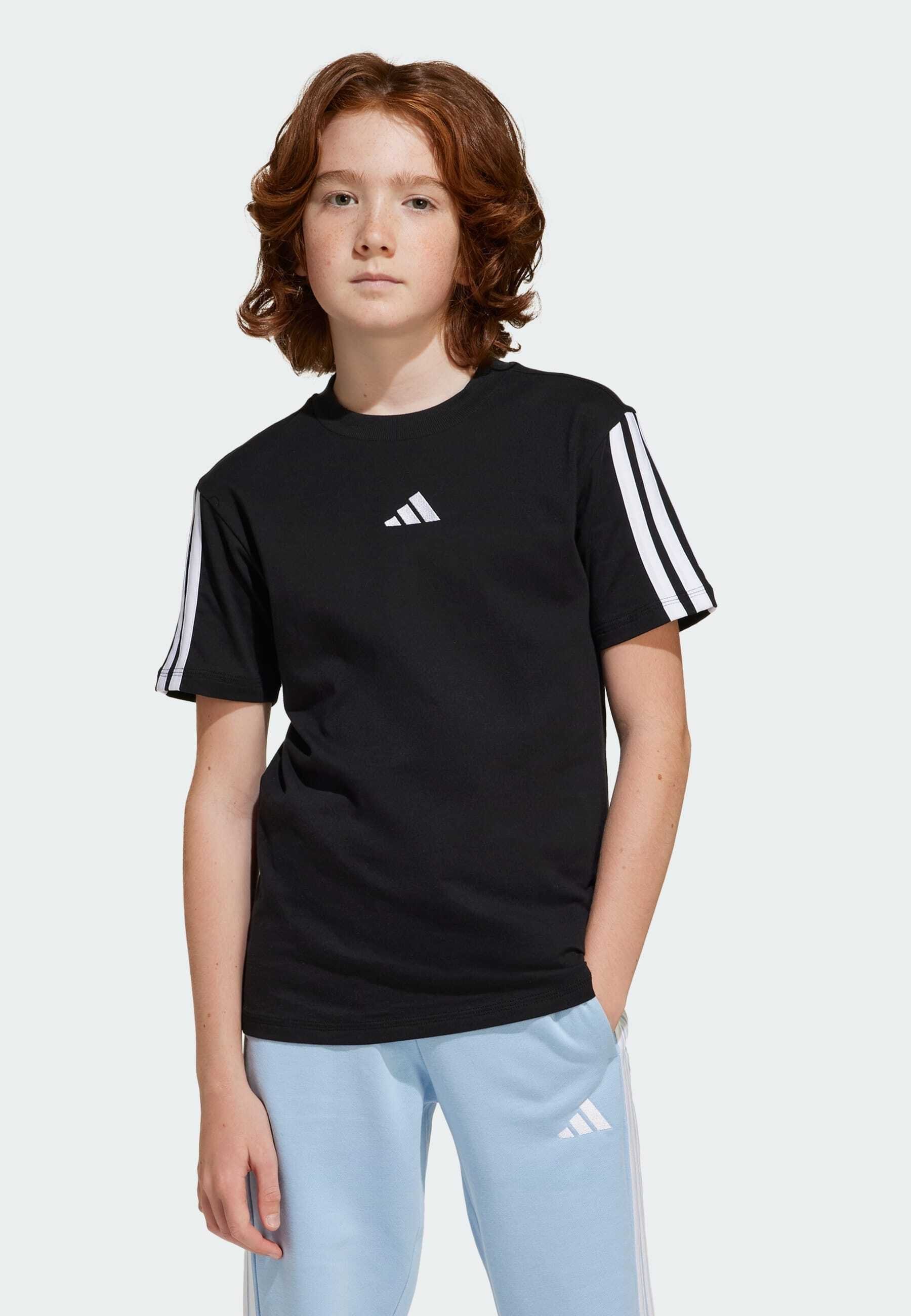 adidas Performance T-shirt voor junioren/unisex - T-shirt met print - zwart wit