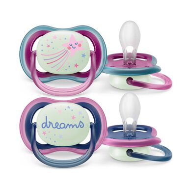 Philips Avent Ultra Air Night 6-18M Vaaleanpunainen 2 kpl 2 kpl