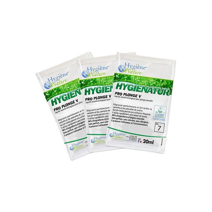 Cápsulas de detergente líquido para lavavajillas manual Ecolabel Professional, 20 ml, caja de 250 cápsulas