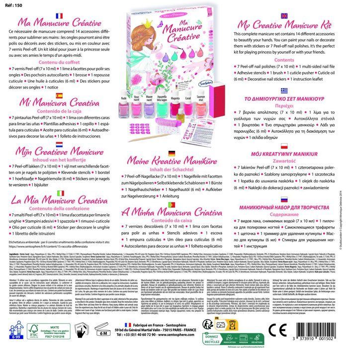 My Creative Manicure - SENTOSPHERE - Princess Dream - 7 manicure colors - Ages 6+