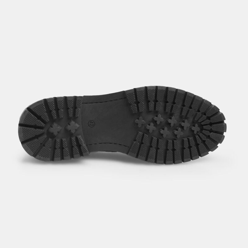 BATA heren leren loafers met profielzool