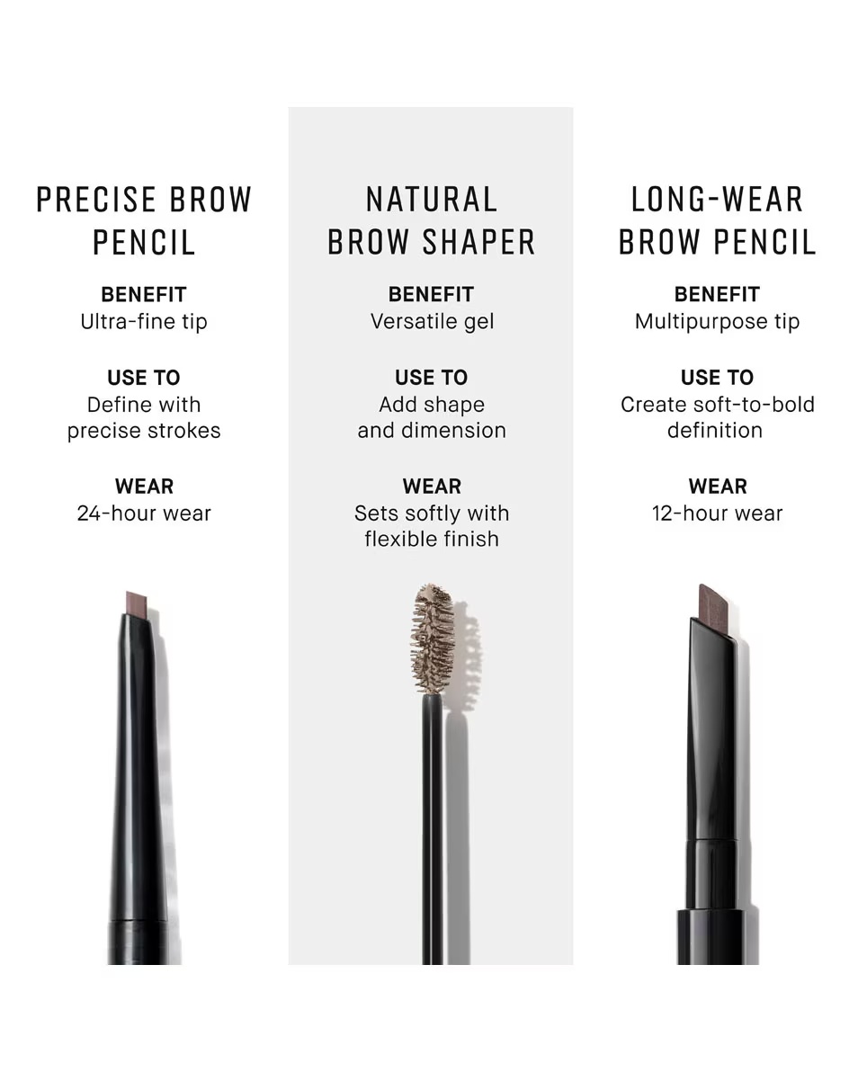 Creion de sprâncene BOBBI BROWN Long-Wear Brow Pencil Refill Creion de sprâncene reîncărcabil - all-in-one
